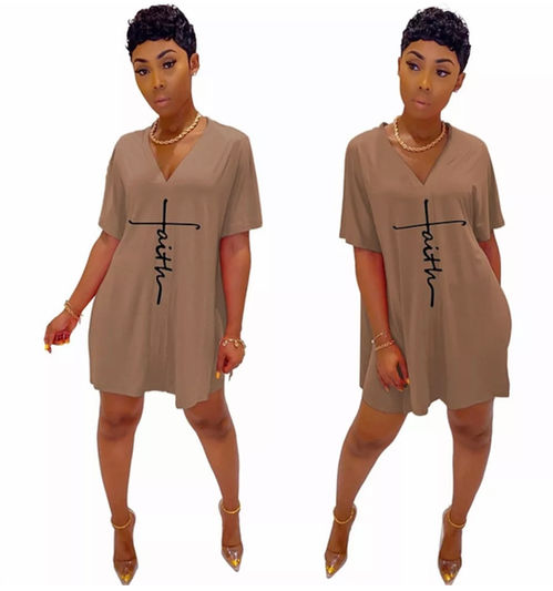 Solid Light Coffee Bat Sleeve V Neck Side-Slit Top & Biker Shorts Set.jpg