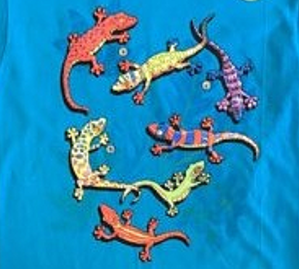 Thumbnail: "Gecko Lizards" Snap-On T-Shirt by WildThings