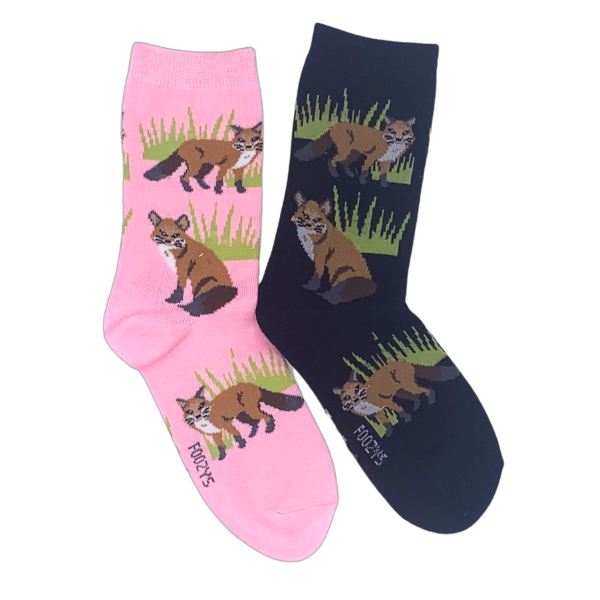 Thumbnail: Fox Crew Socks for Women by Foozy's