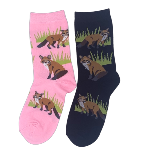 Thumbnail: Fox Crew Socks for Women by Foozy's