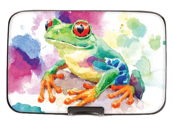 "Red Eyed Tree Frog" Armored Wallet by Monarque