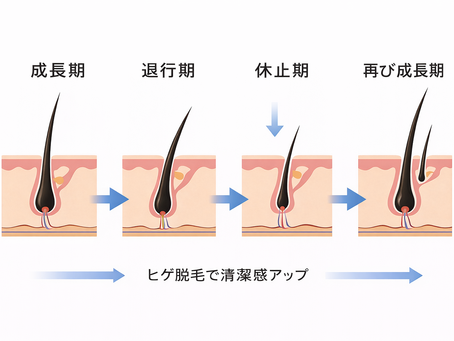 那覇・浦添で解説|メンズ脱毛の効果はどれくらい?回数別に徹底解説