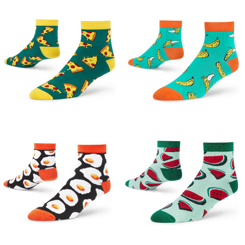 Fun Ankle Socks Combo Pack of 4 Dynamocks India