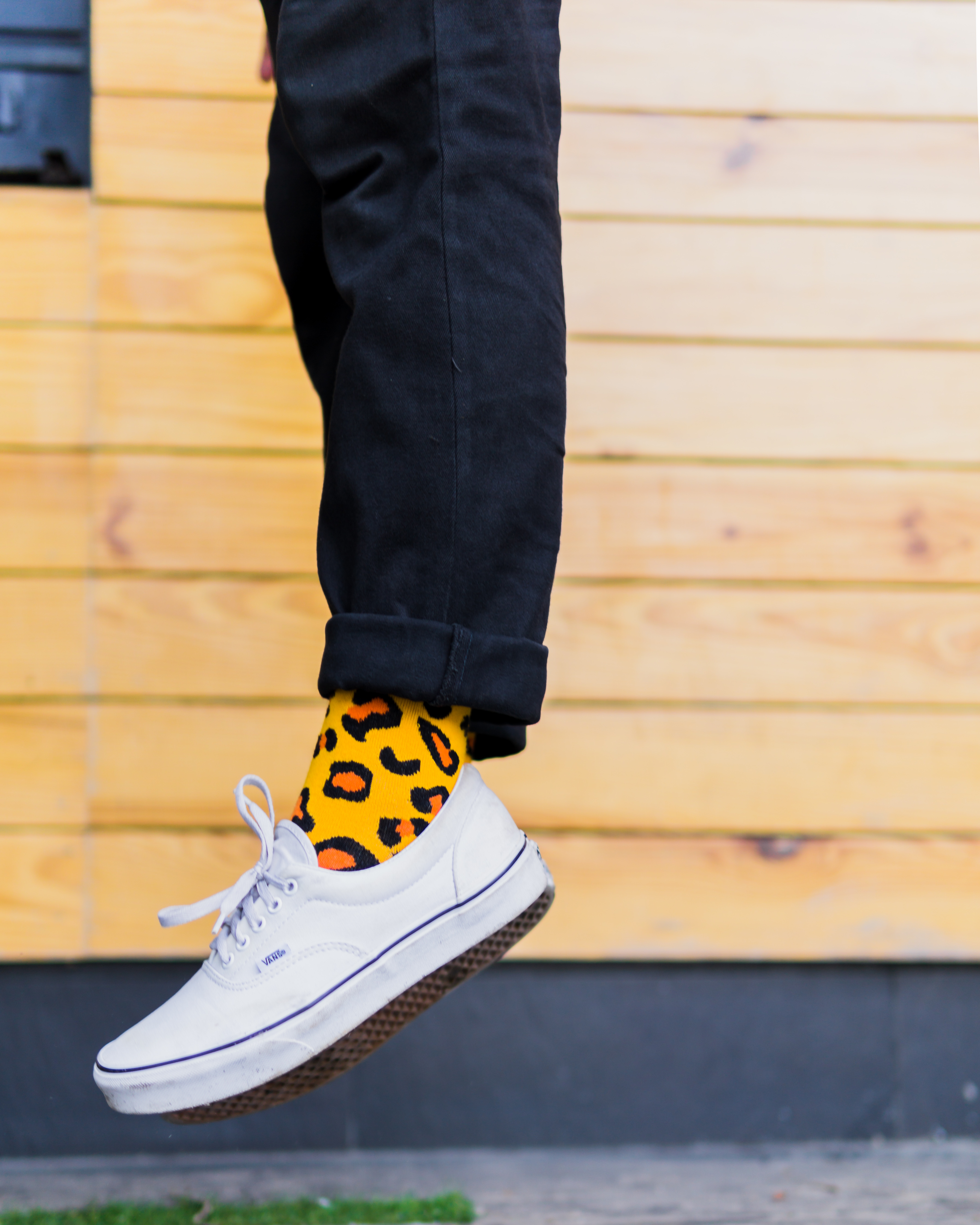 Dynamocks Leopard Men & Women Crew Length Socks