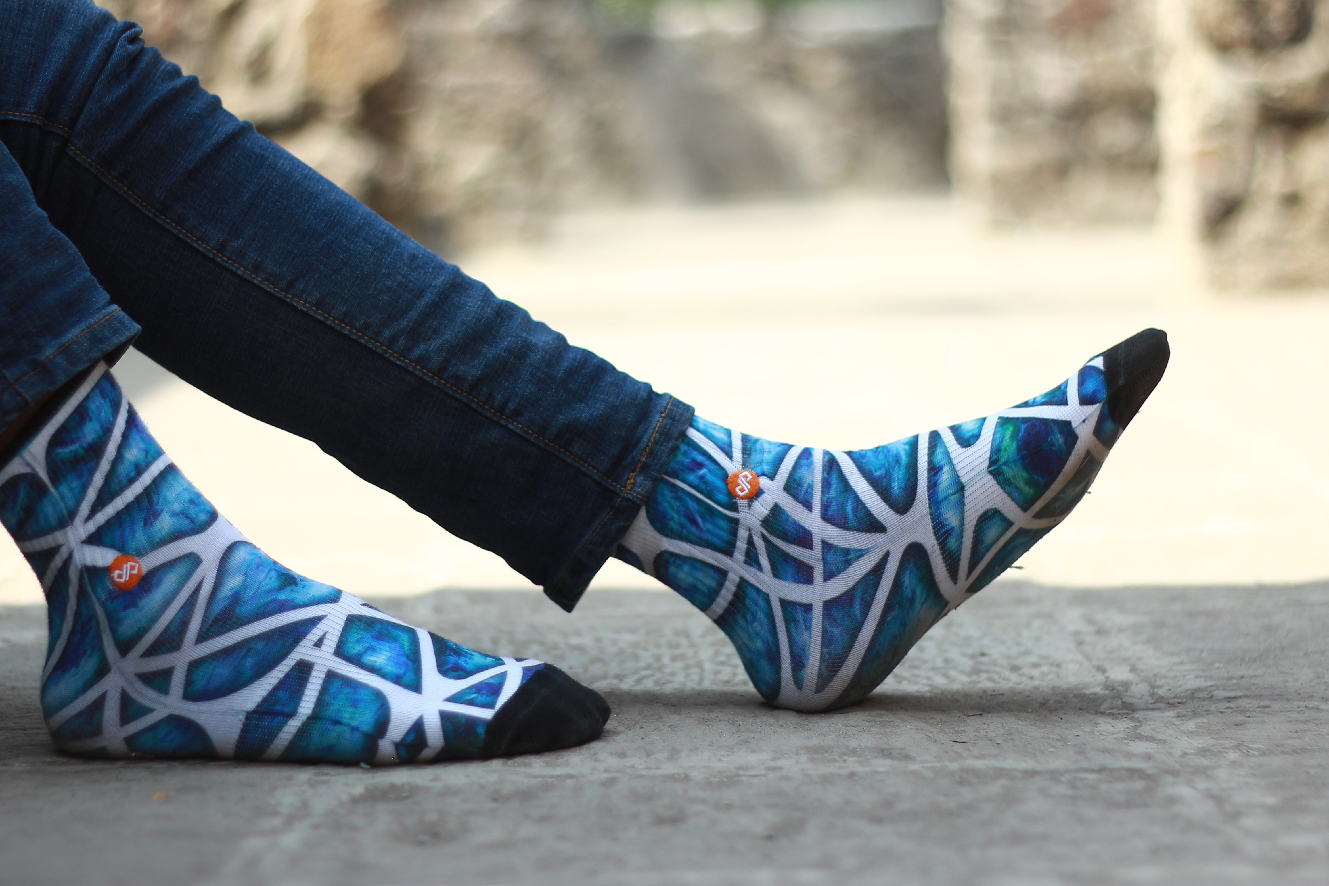 Aqua Celestia - Quarter Ankle Socks