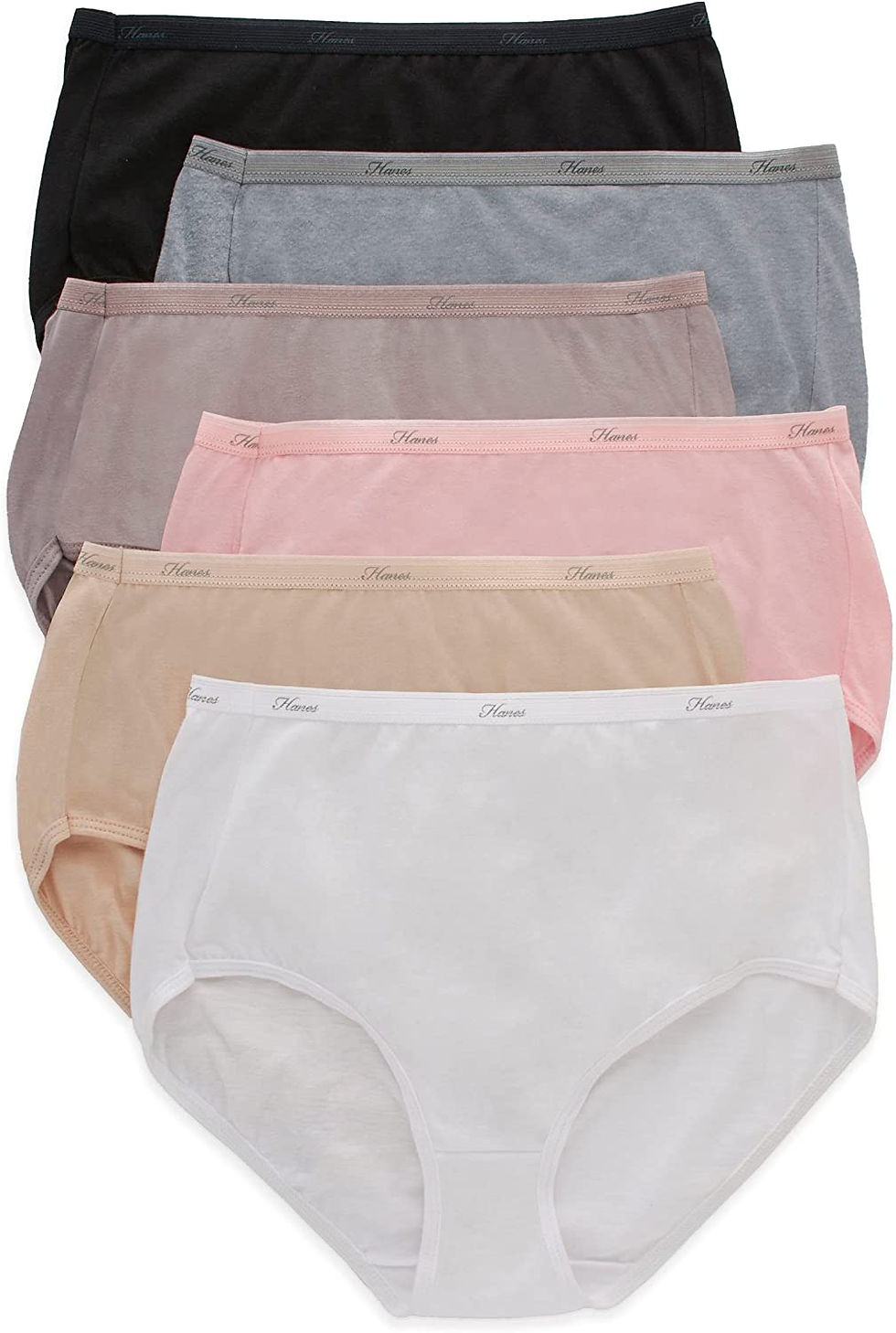 Thumbnail: Hanes Women's Signature Breathe Cotton Brief Underwear 6-Pack