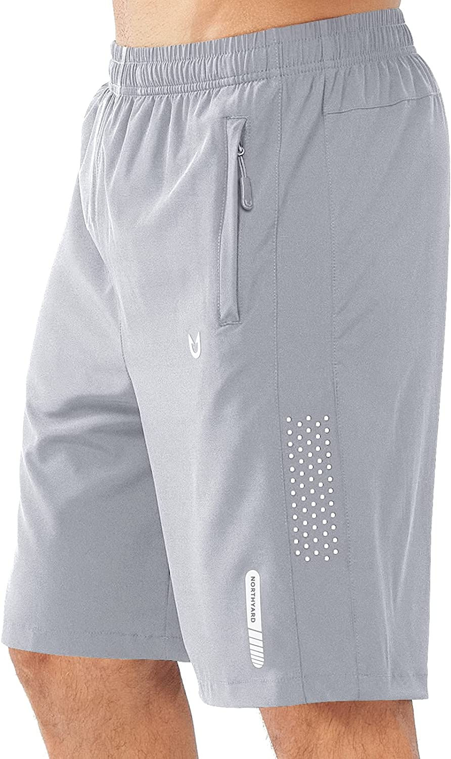 Thumbnail: NORTHYARD Men's Athletic Hiking Shorts Quick Dry Workout Shorts 7" Lightweight 