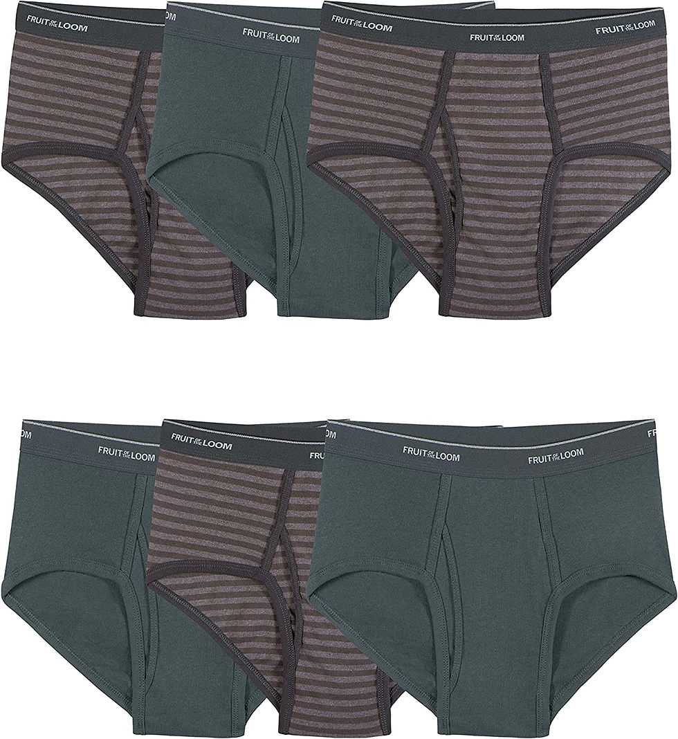 Thumbnail: Fruit of the Loom Men's Tag-Free Cotton Briefs