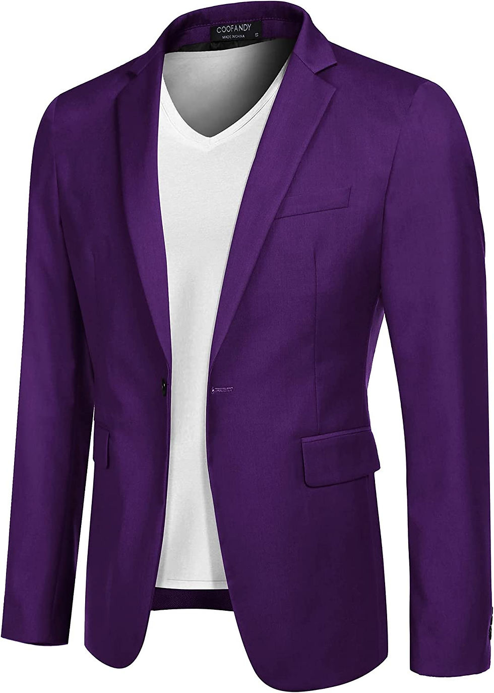 Thumbnail: COOFANDY Mens Sport Coat Casual Blazer One Button Business Suit Jacket