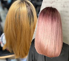 before and after colouring