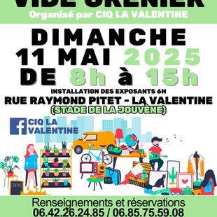 📢 VIDE GRENIER - 2E EDITION 11 MAI 2025  🎉