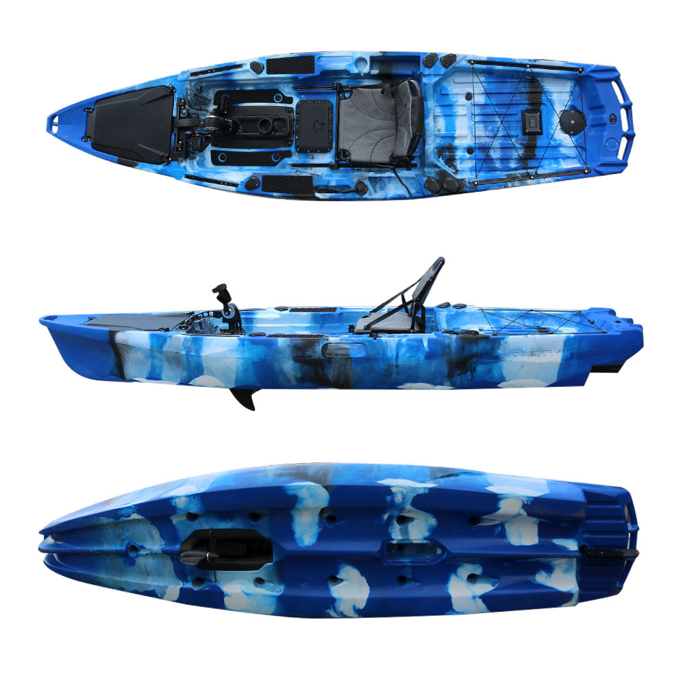 Single Kayak with Propeller Pedal Drive