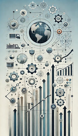 Illustration of a PLM implementation project to align product data globally, addressing challenges like non-standardized processes, multiple ERP systems, and manual interventions. The approach focuses on creating a unified system for core product design data, improving traceability, and establishing consistent global structures. Achievements include significant improvements in end-to-end cycle time, productivity, and data quality compliance.