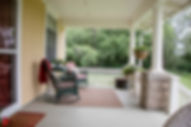 Photo of front porch sitting area two