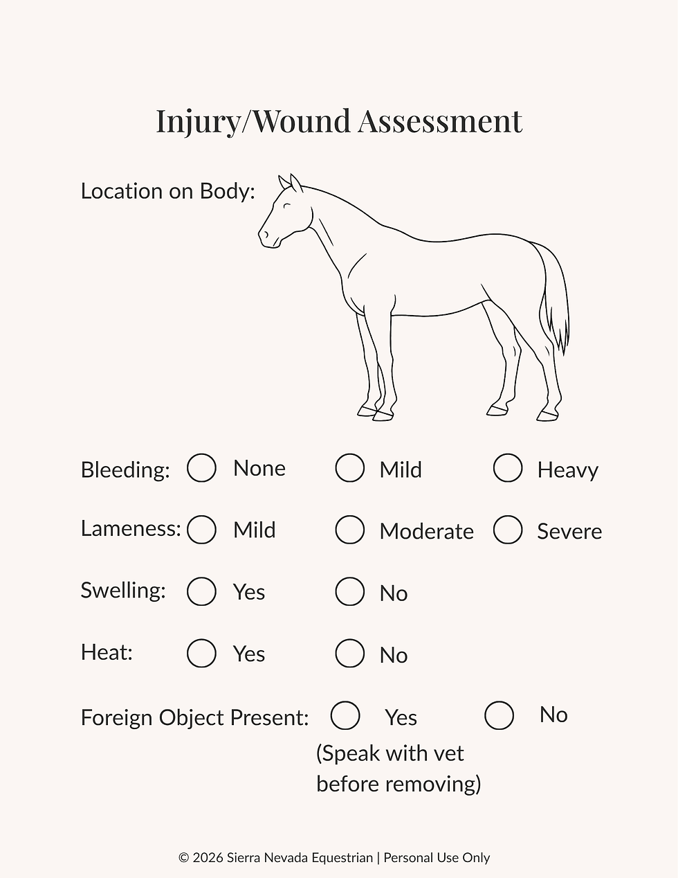 Thumbnail: The Prepared Horse Owner: The Sick or Injured Horse Checklist