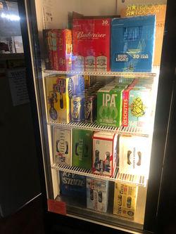 Beer on Display in the Country Store at the Del Loma RV Park & Campground, Trinity County, CA