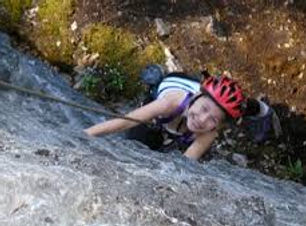 Rock Climbing wall near the Del Loma RV Park & Campground, Trinity County, CA