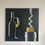תמונה ממוזערת: Minimalist wine bottle painting