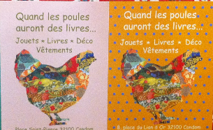 Quand les poules auront des livres...
