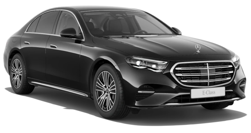 Illustration d’une Mercedes Classe E noire