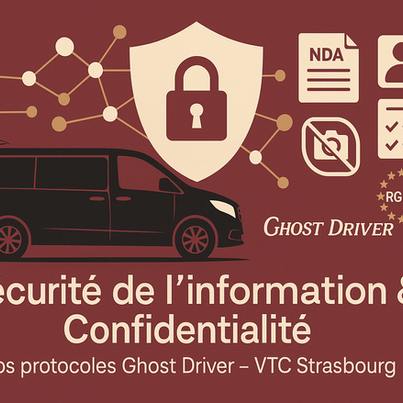 Sécurité de l’information chez Ghost Driver vtc Strasbourg : nos règles de confidentialité appliquées au quotidien
