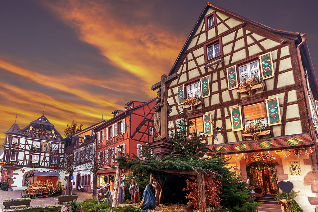 Maisons à colombages de Kaysersberg en Alsace