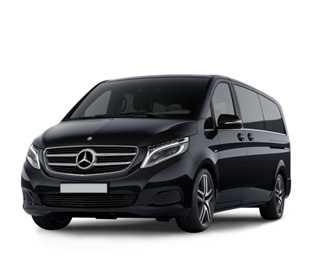Illustration d’un van Mercedes noir