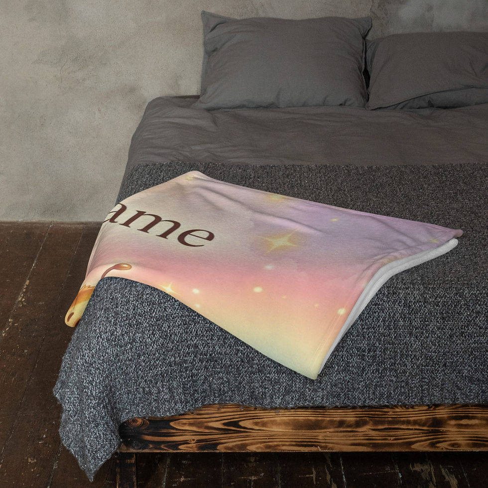 Thumbnail: Affirmation Throw Blanket – Soft Silk Touch Cozy Couch Blanket