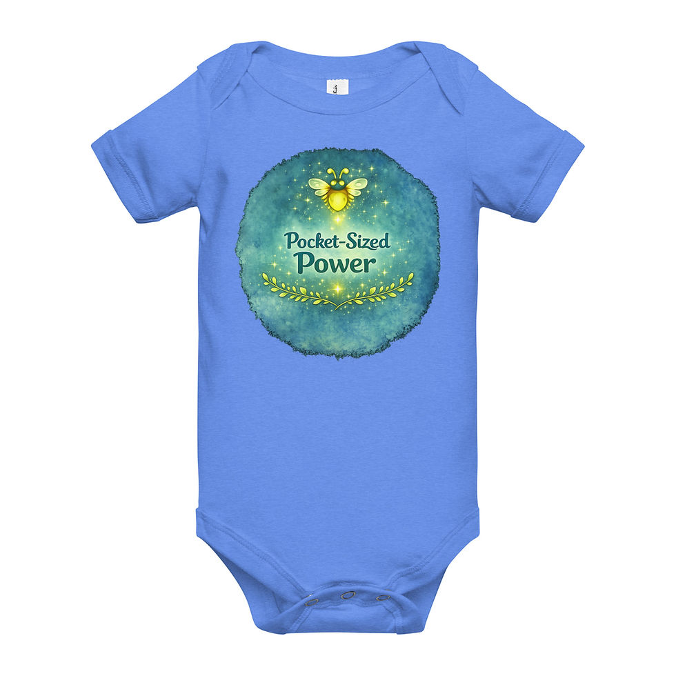 Thumbnail: Pocket-Sized Power Baby Bodysuit  – Cute Cotton Baby Shower Gift