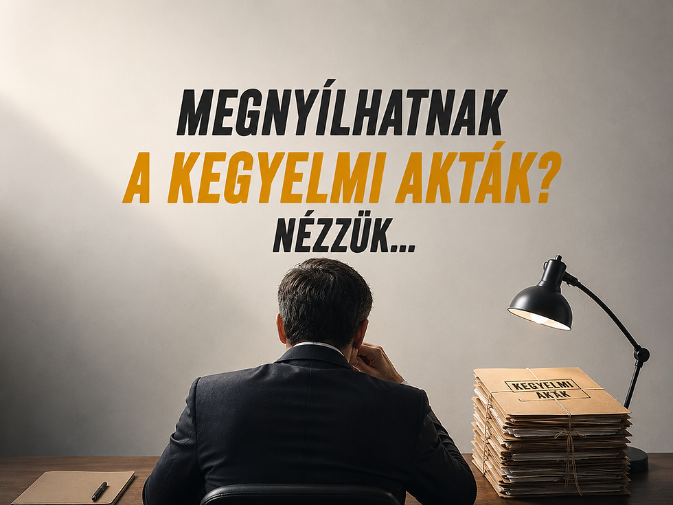 Kegyelmi akták: a nyilvánosság ajtaja kinyílt egy pillanatra, aztán gyorsan vissza is csukták