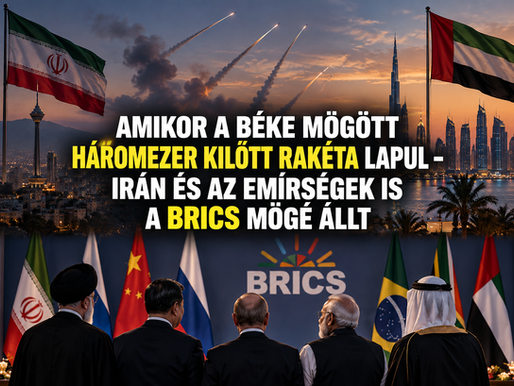 Amikor a béke mögött háromezer kilőtt rakéta lapul – Irán és az Emírségek is a BRICS mögé állt