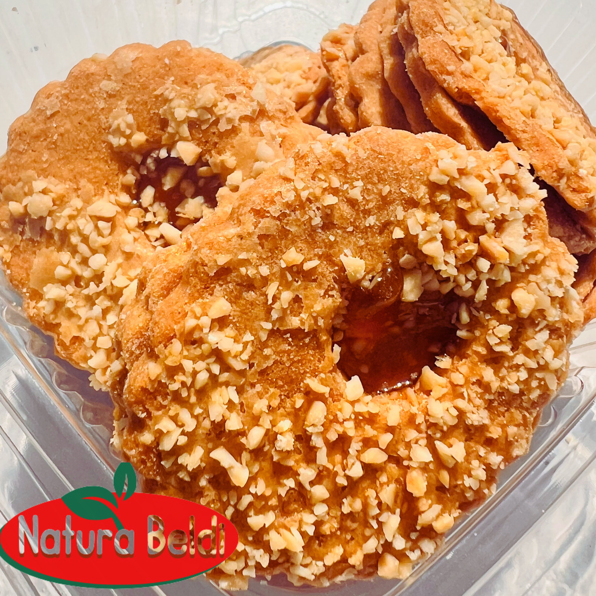 Sablés confiture amande concassée : délicieuses bouchées - 250 g