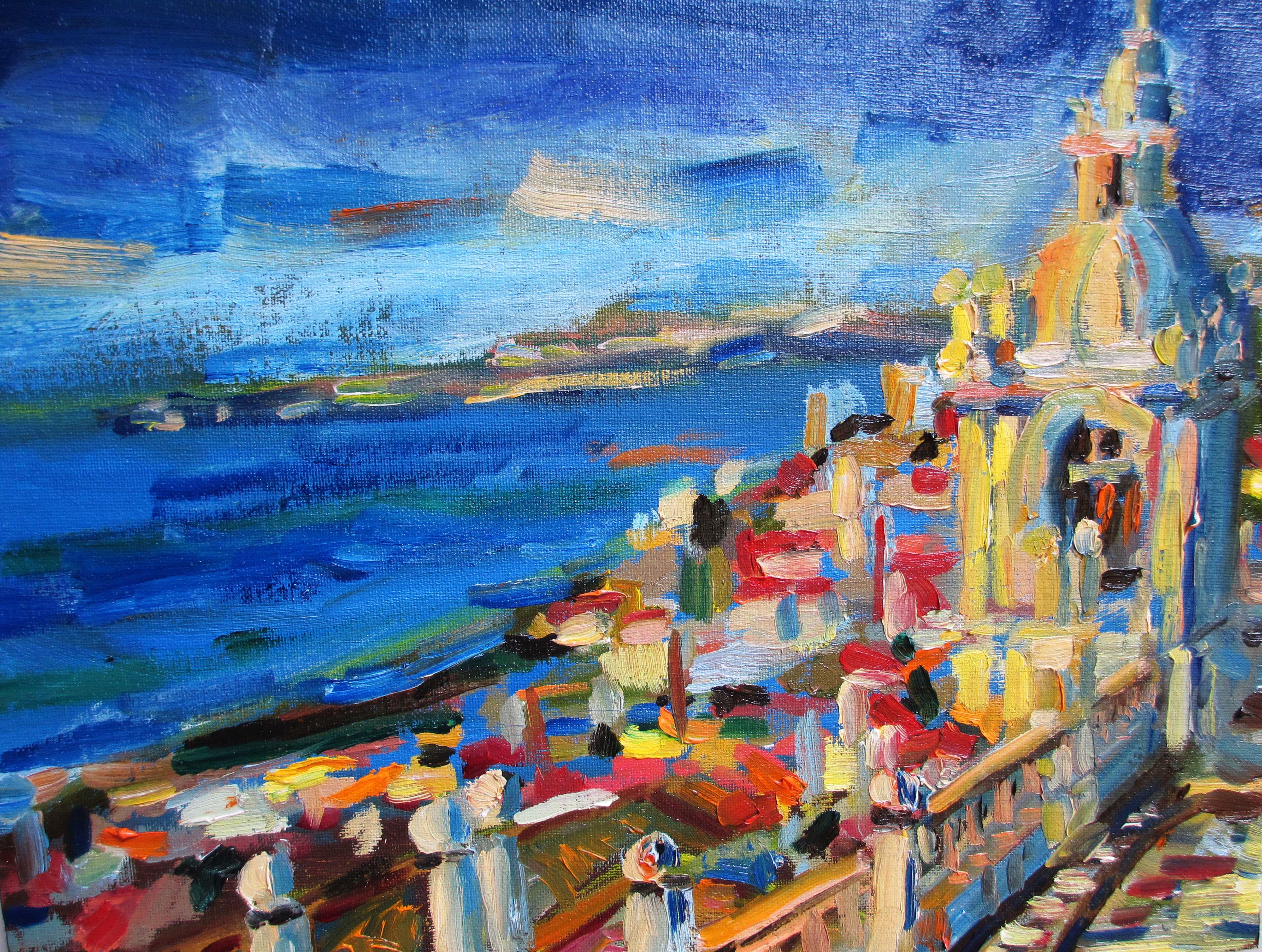 Violettas Lisboa 9x12 canvas panel