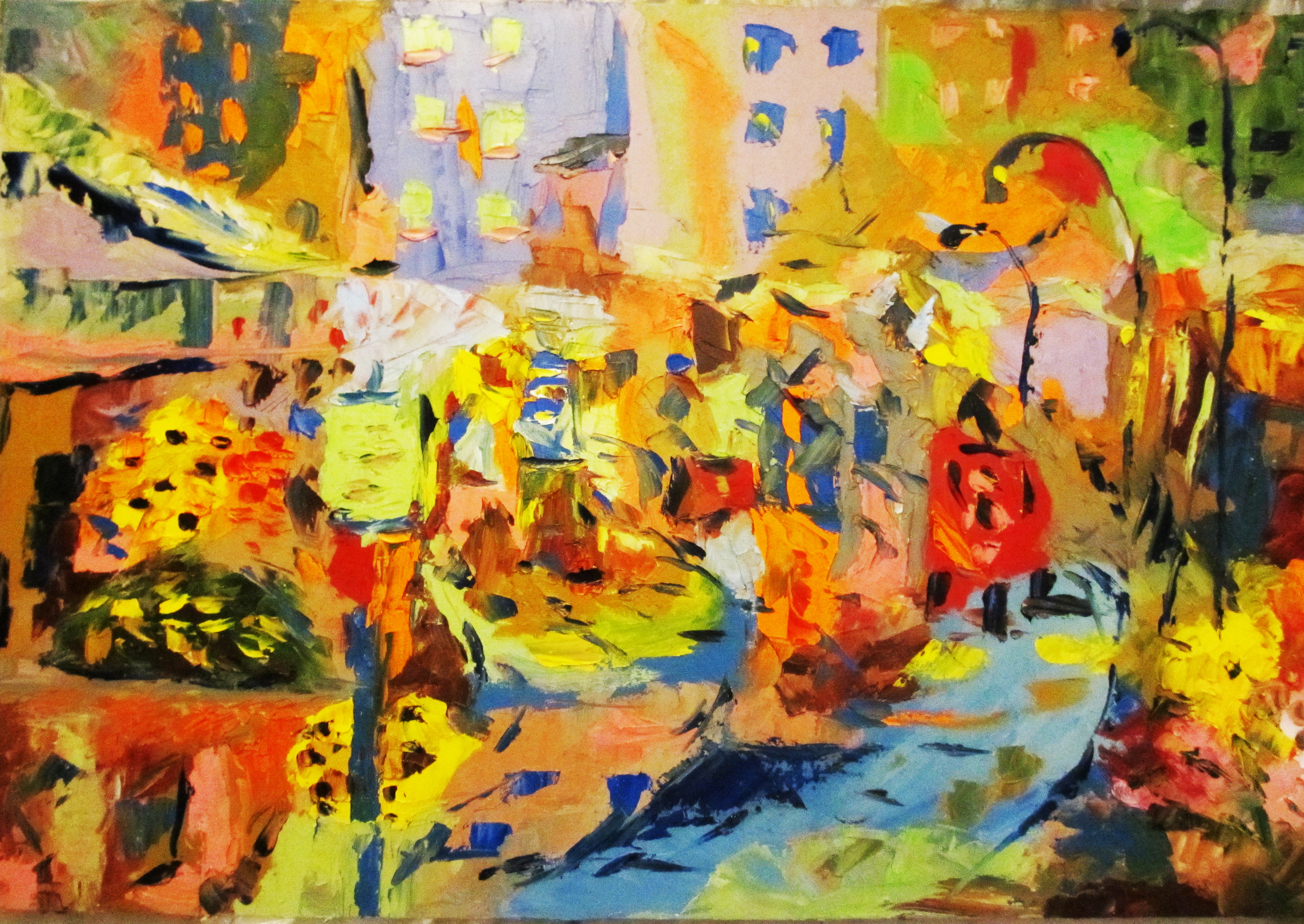 Friday Oil on canvas panel 24 x 36