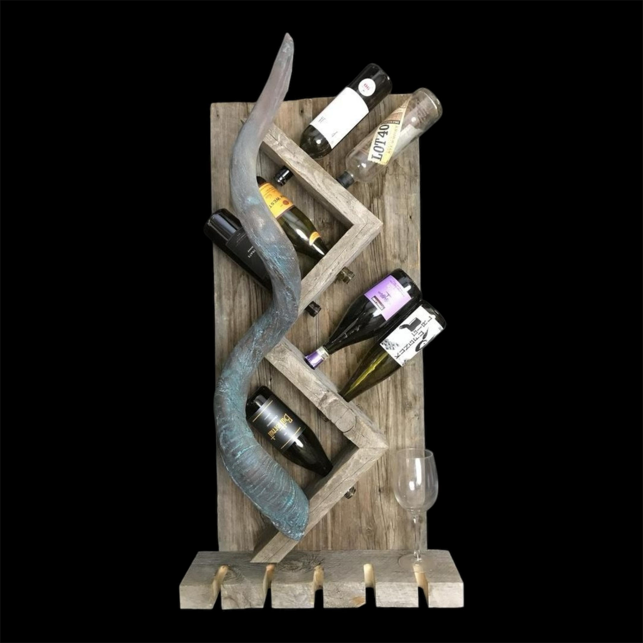 Bronze Kudu Wine Rack