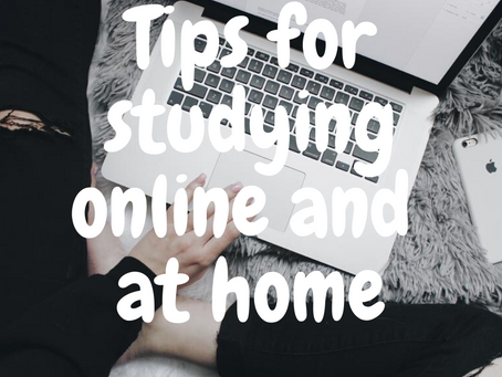 Tips for Studying Online at Home