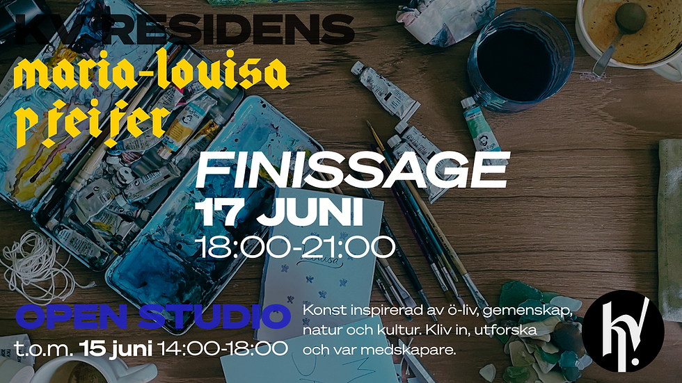 Residenskonstnär Maria-Louisa Pfeifer: Finissage