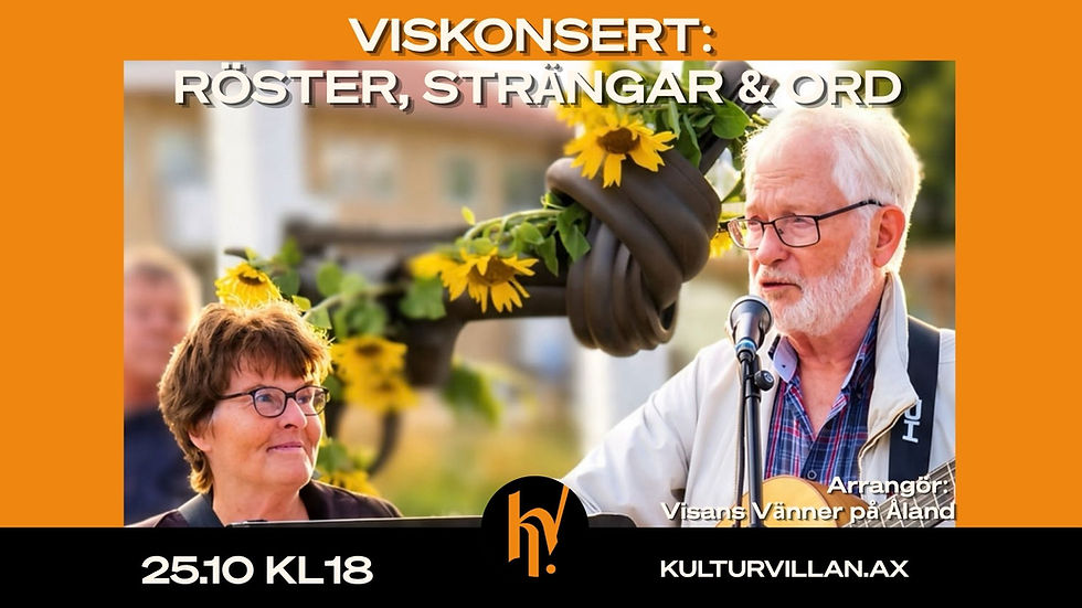 VISKONSERT: RÖSTER, STRÄNGAR & ORD