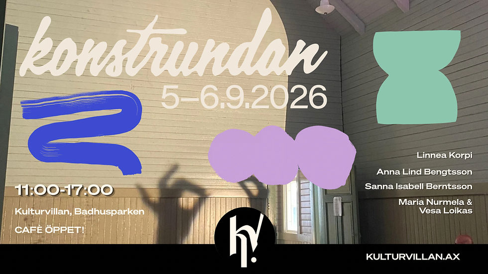 KONSTRUNDAN PÅ KULTURVILLAN