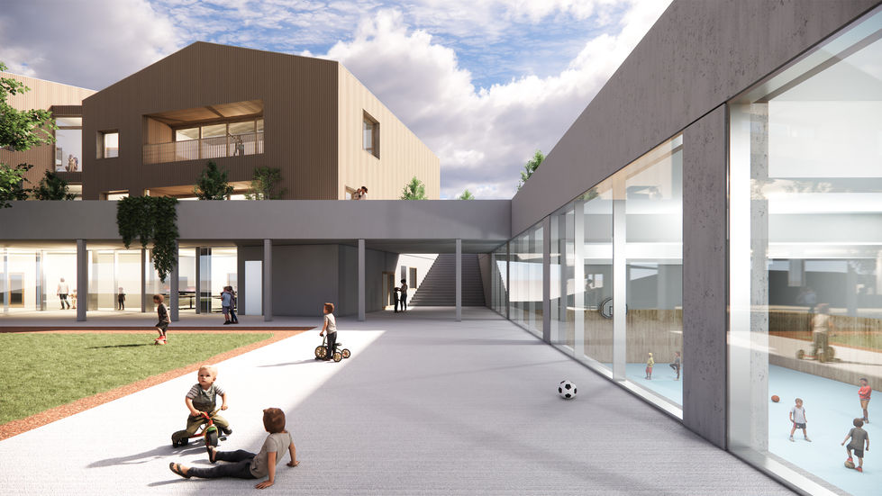 School ontwerp architectuur