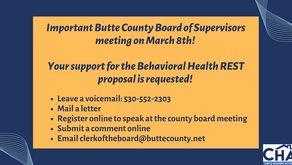 REST Proposal goes to a vote before the Butte County Board of Supervisors March 8th