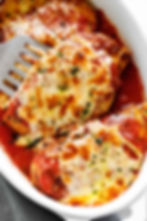Poulet Parmigiana / Chicken Parmigiana