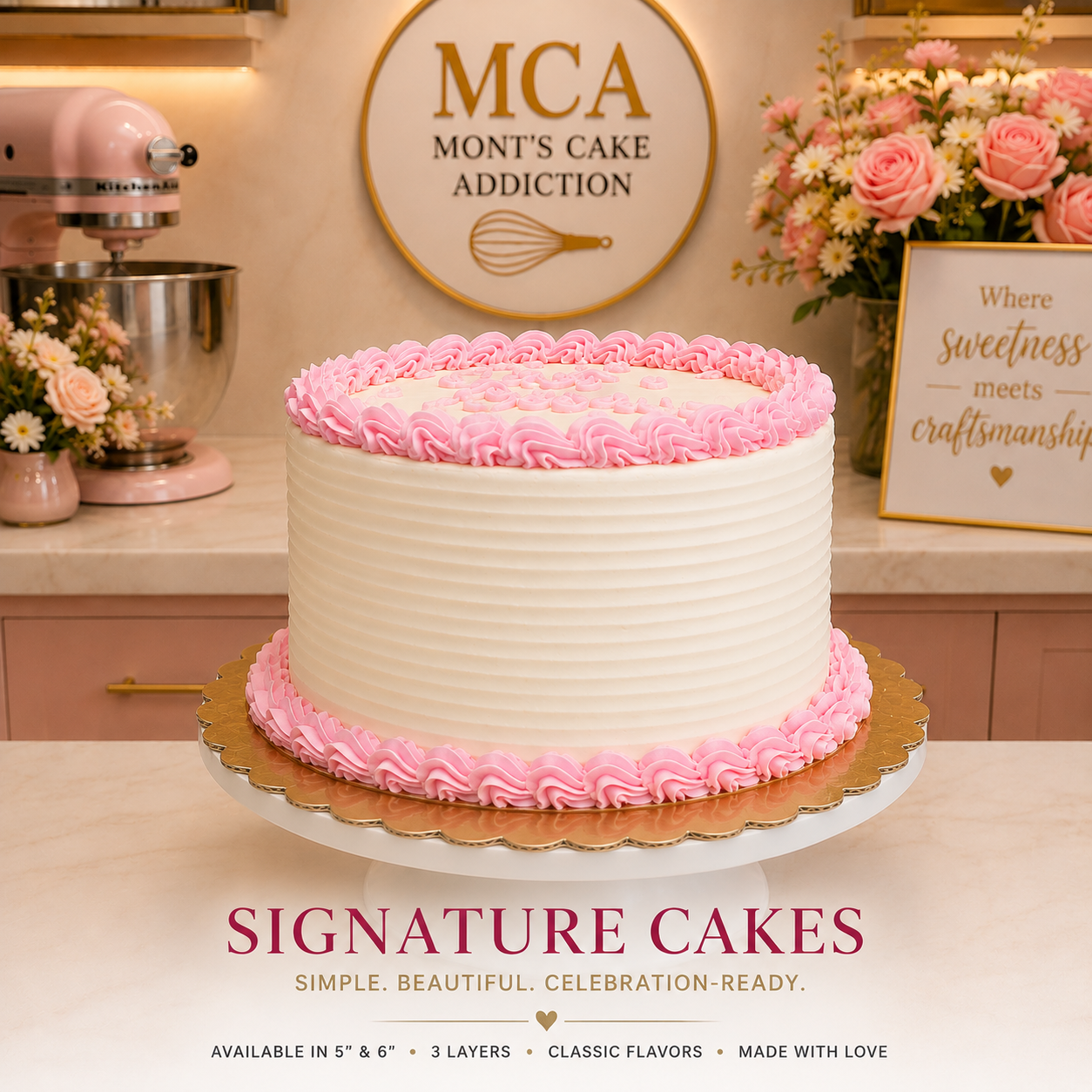 🎂 MCA Signature Celebration Cake