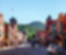 Downtown street in Deadwood, South Dakota.