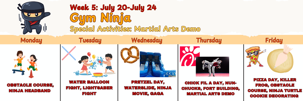 Week 5: Gym Ninja