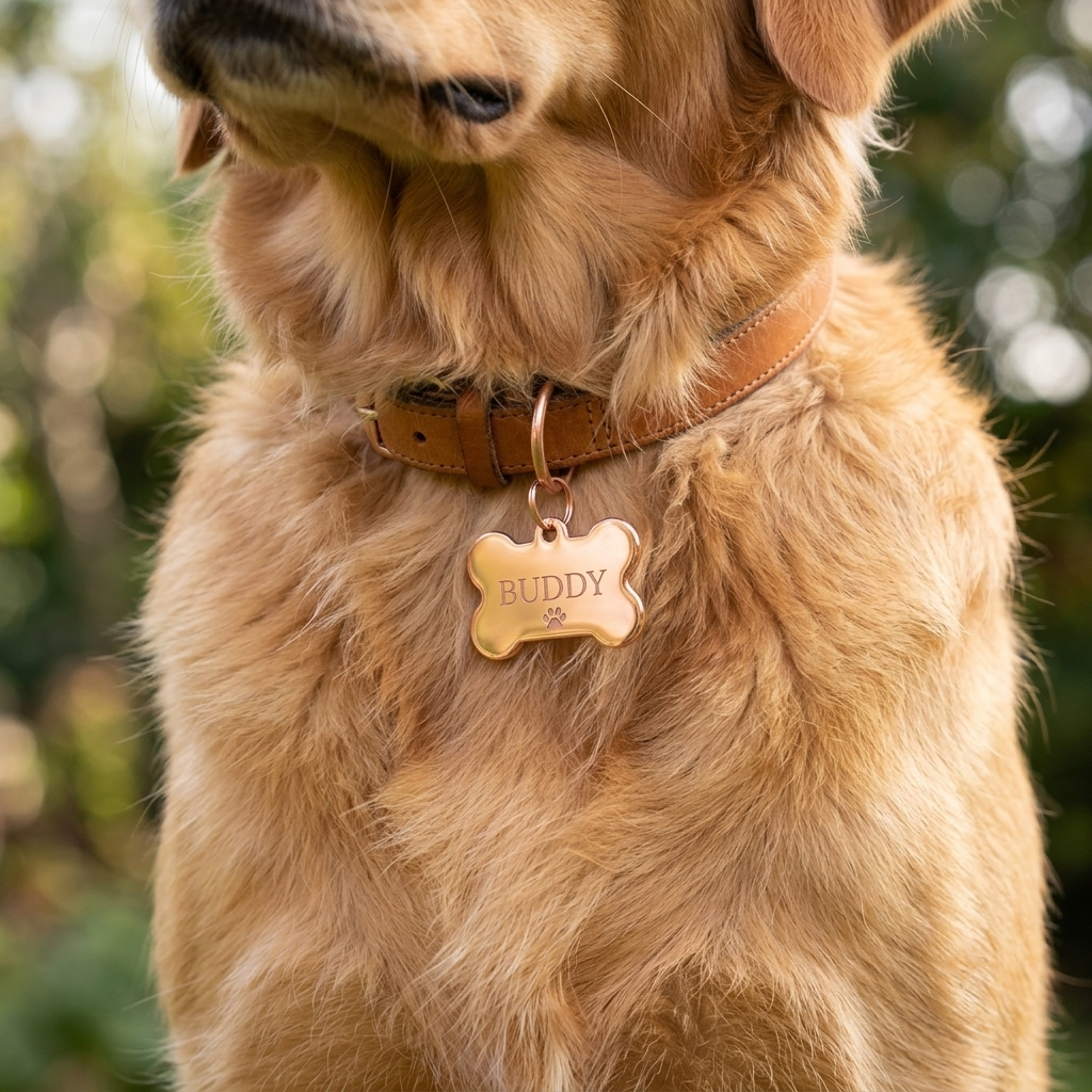 TagPaws — Personalised Laser-Engraved Pet ID Tag