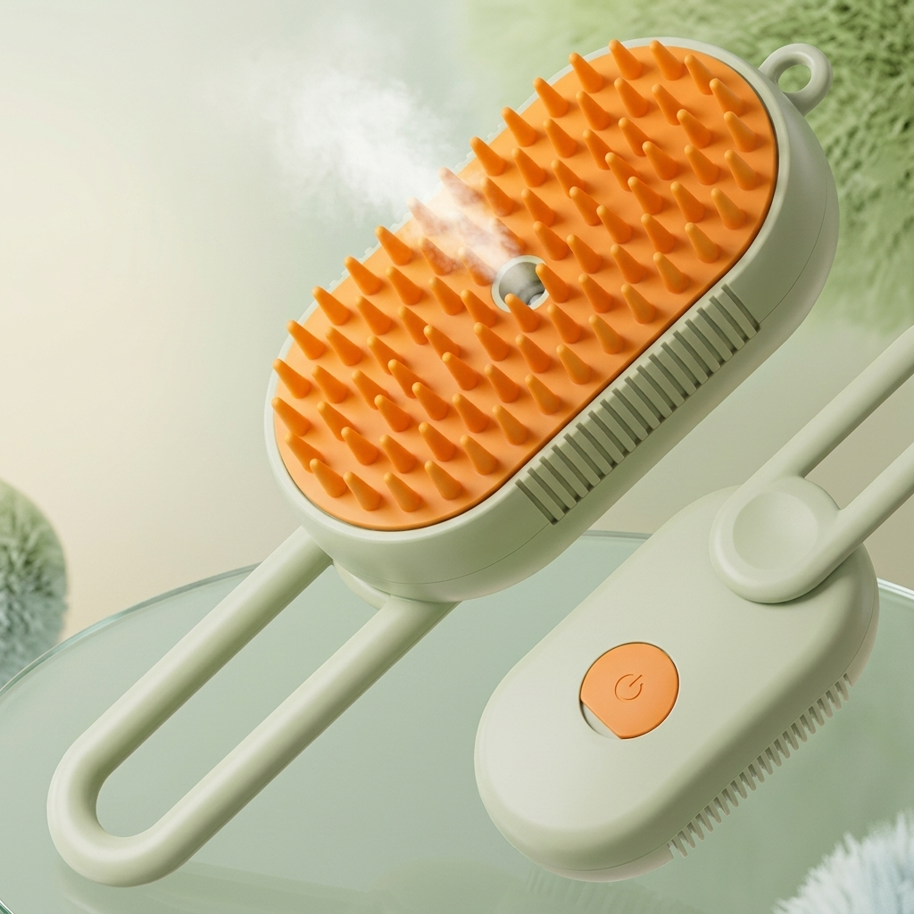 MistPaws – 3-in-1 Steam Spray Grooming Brush
