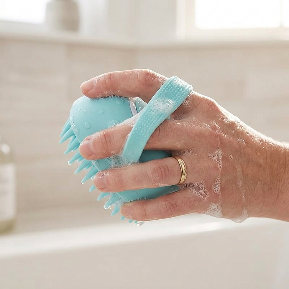 Miniatura: ItchVanish – 3-in-1 Silicone Bath & Massage Brush for Dogs & Cats