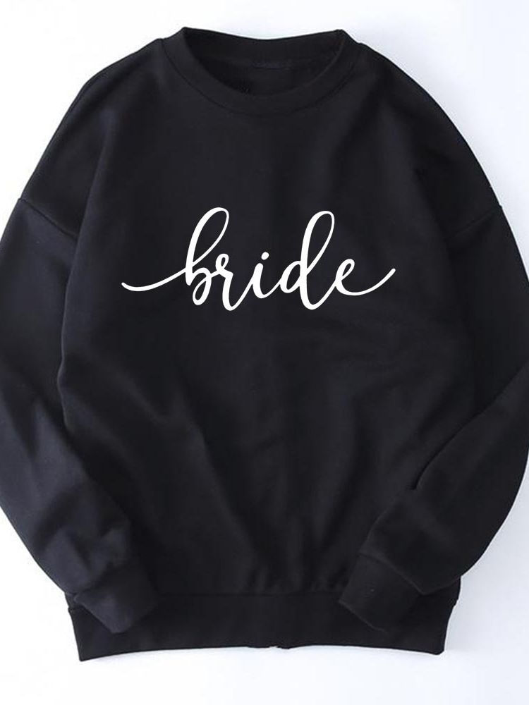 Miniature : Women's Team Bride Sweatshirt-Bachelorette Party/Wedding Graphic Pullover