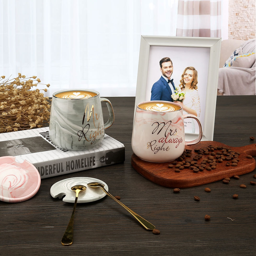 Miniatura: Mr Right & Mrs Always Right Mugs-Bridal Shower/Anniversary/Valentine's Gift